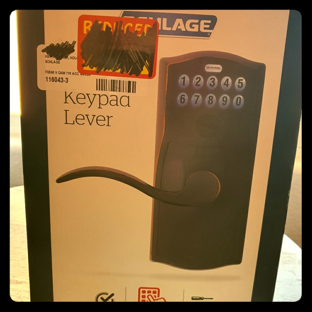 Schlage Keypad Lever Lock